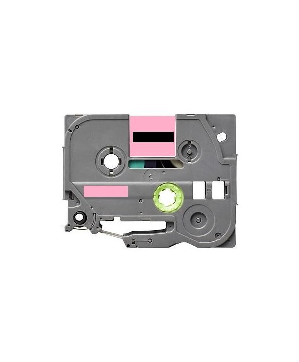 Label color Black-Pastel Pink 12mmX5m for Brother P-Touch